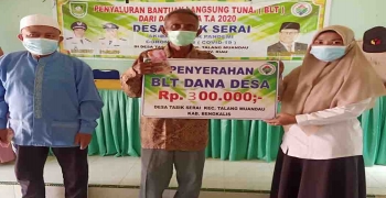 PEMBAGIAN BANTUAN LANGSUNG TUNAI (BLT) TAHUN 2021 TAHAP IX