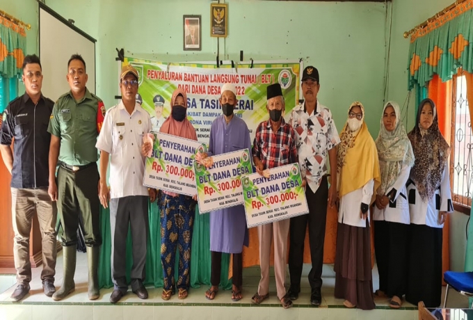 PENYALURAN DANA BLT DANA DESA (DD) TRIWULAN IV BULAN OKTOBER DAN NOVEMBER TAHUN 2022