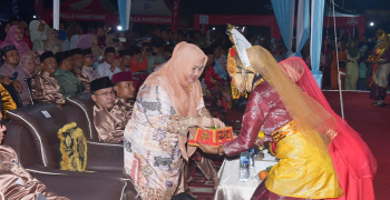 Bupati Kasmarni Resmi Buka Perhelatan MTQ ke-6 Tingkat Kecamatan Talang Muandau